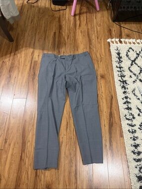 Canali Men's Classic Gray Dress Pants - Tailored Fit